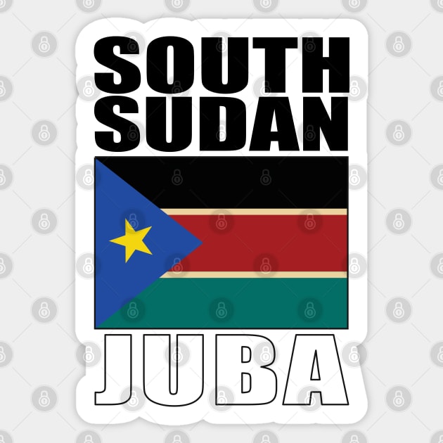 Flag of South Sudan Sticker by KewaleeTee